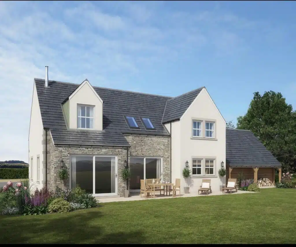 New Bespoke House in Lindores Newburgh Fife 1 New bespoke house in Lindores Lindores Newburgh Fife KY14 1